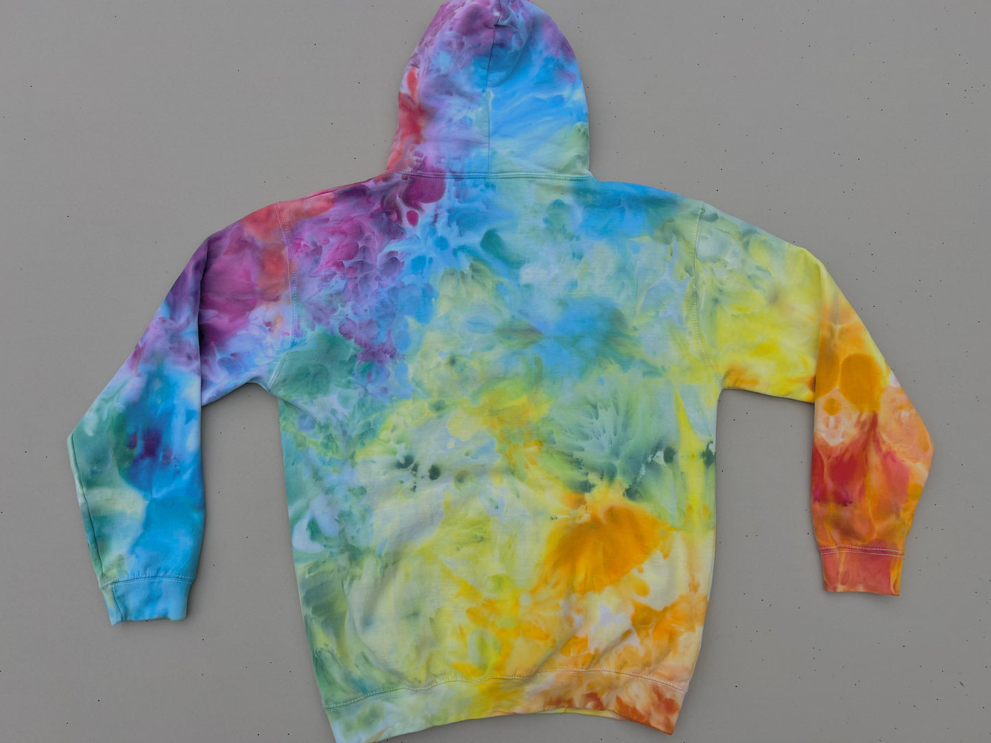 Large Rainbow flow hoodie