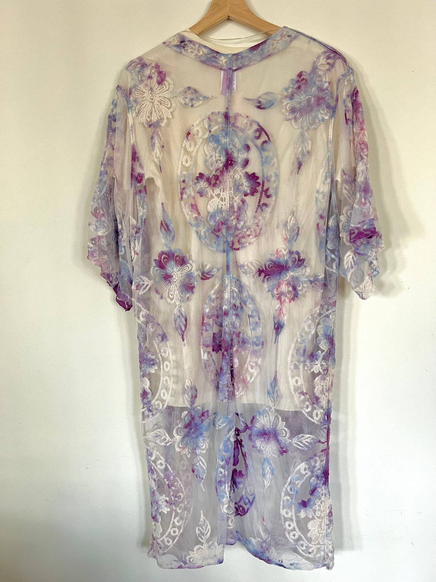 L-XL Lilac Lover Lace Duster