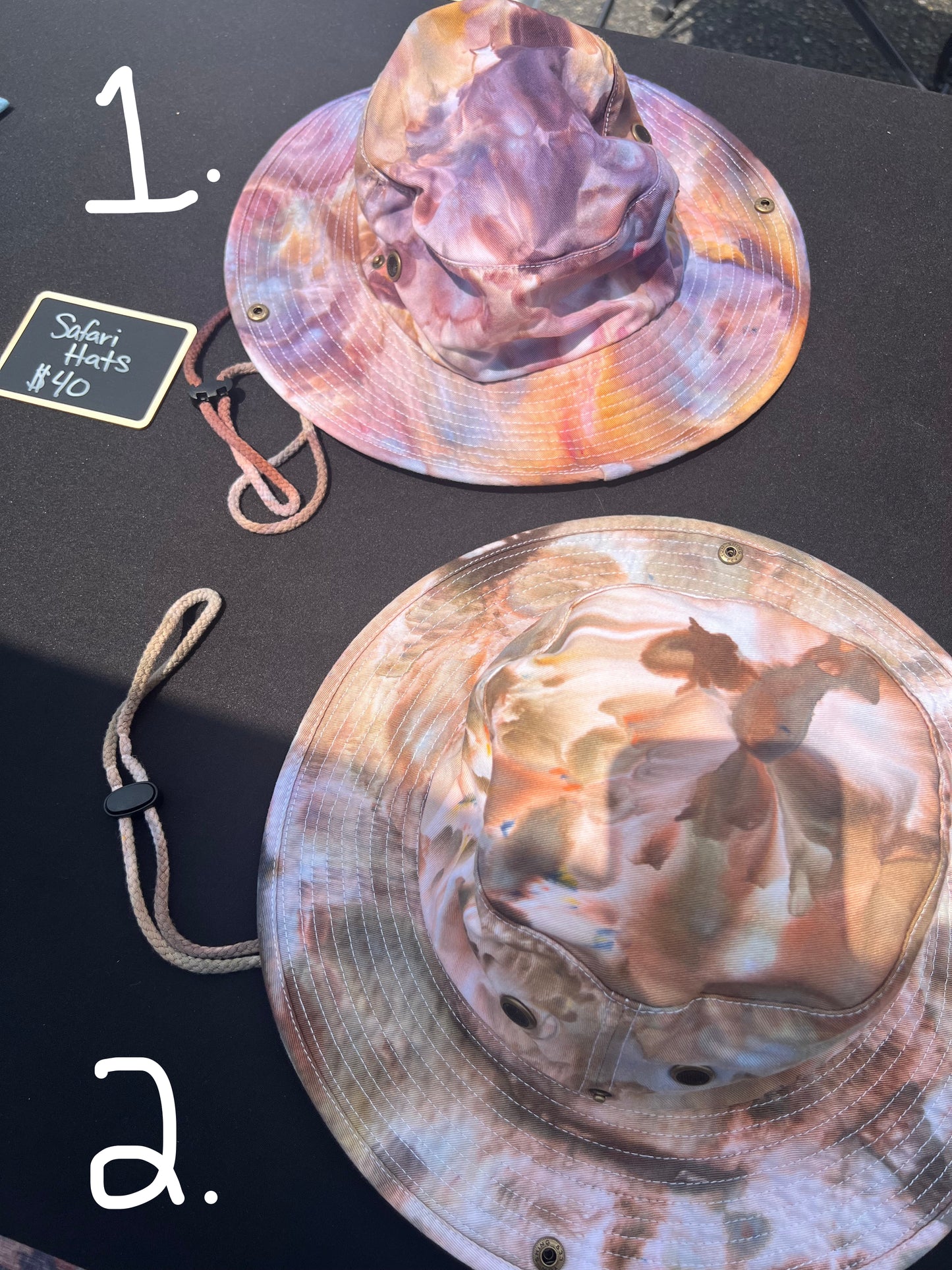 Ice Dyed Safari Hats