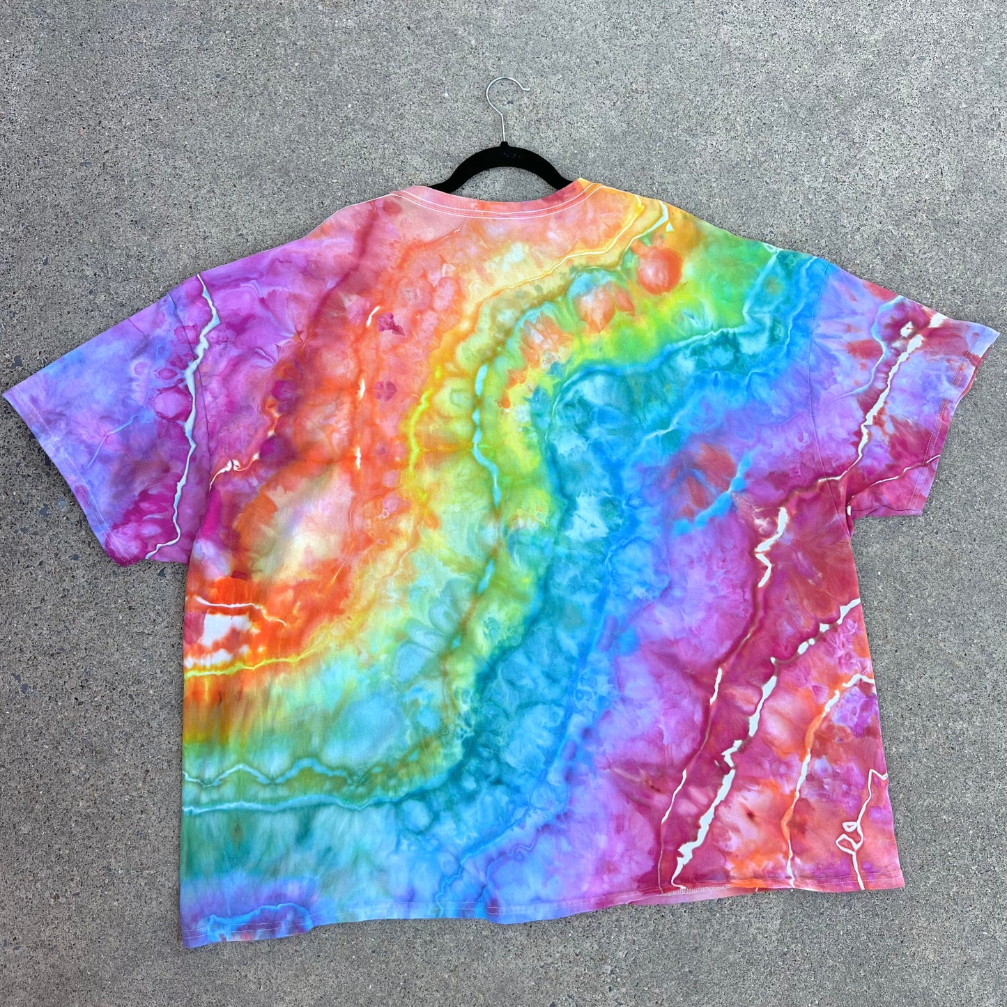 5X - Starburst Rainbow Ice Dyed T-Shirt