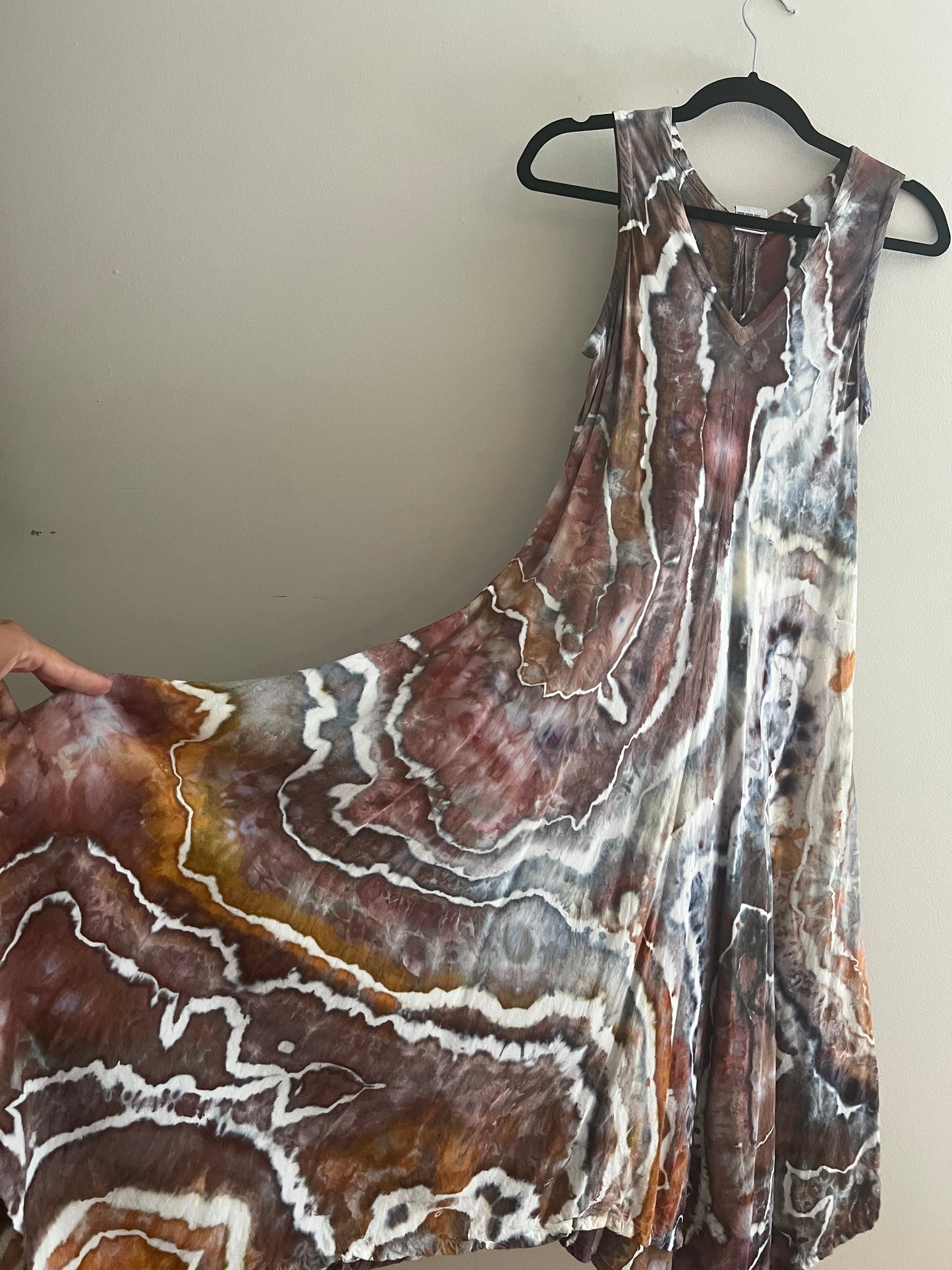 Small - Water on Mars Ice Dyed Dress