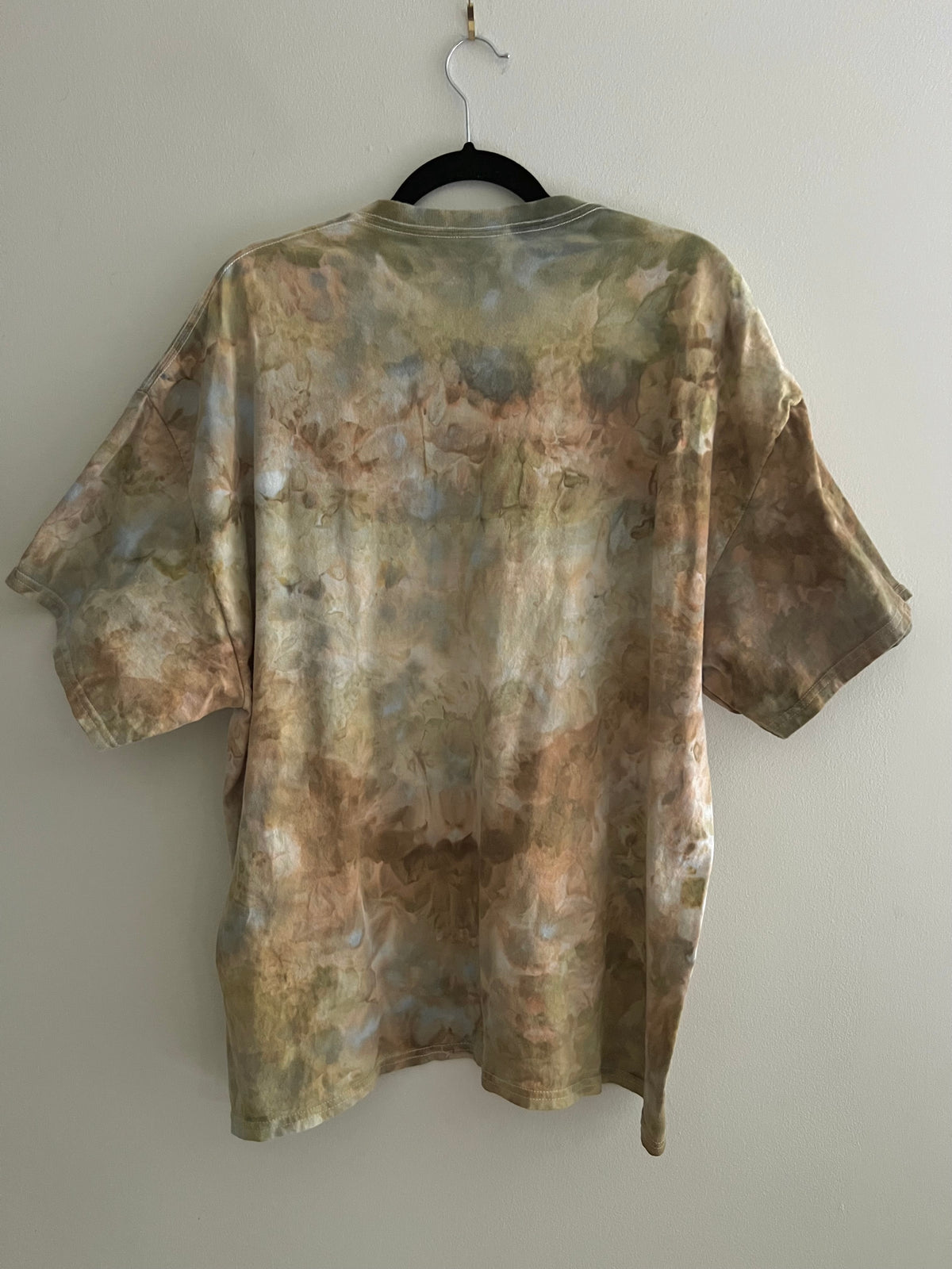 2X - Mossy Green Mandala Ice Dyed T-Shirt