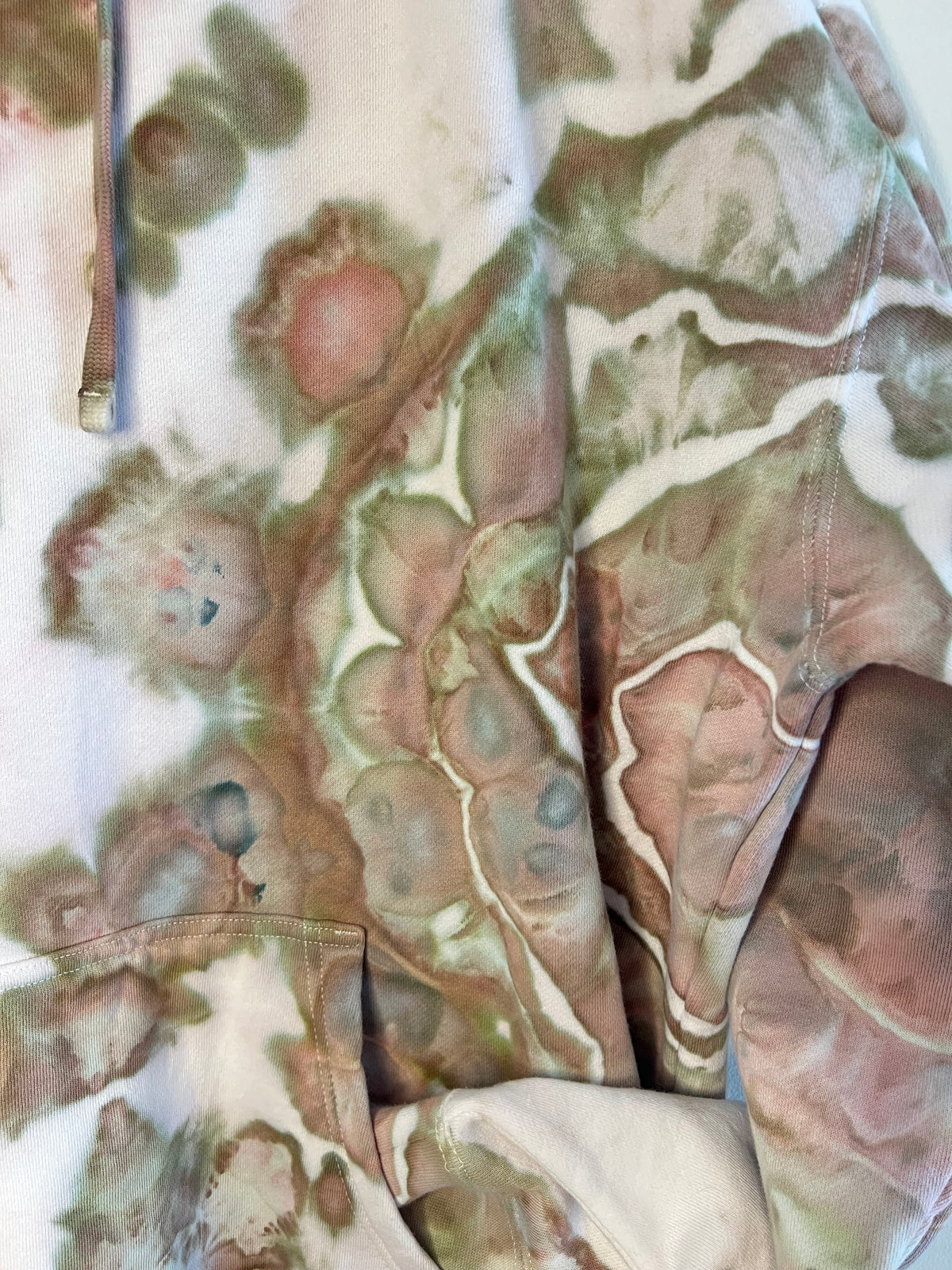 2XL - Stone Faces Ice Dyed Hoodie