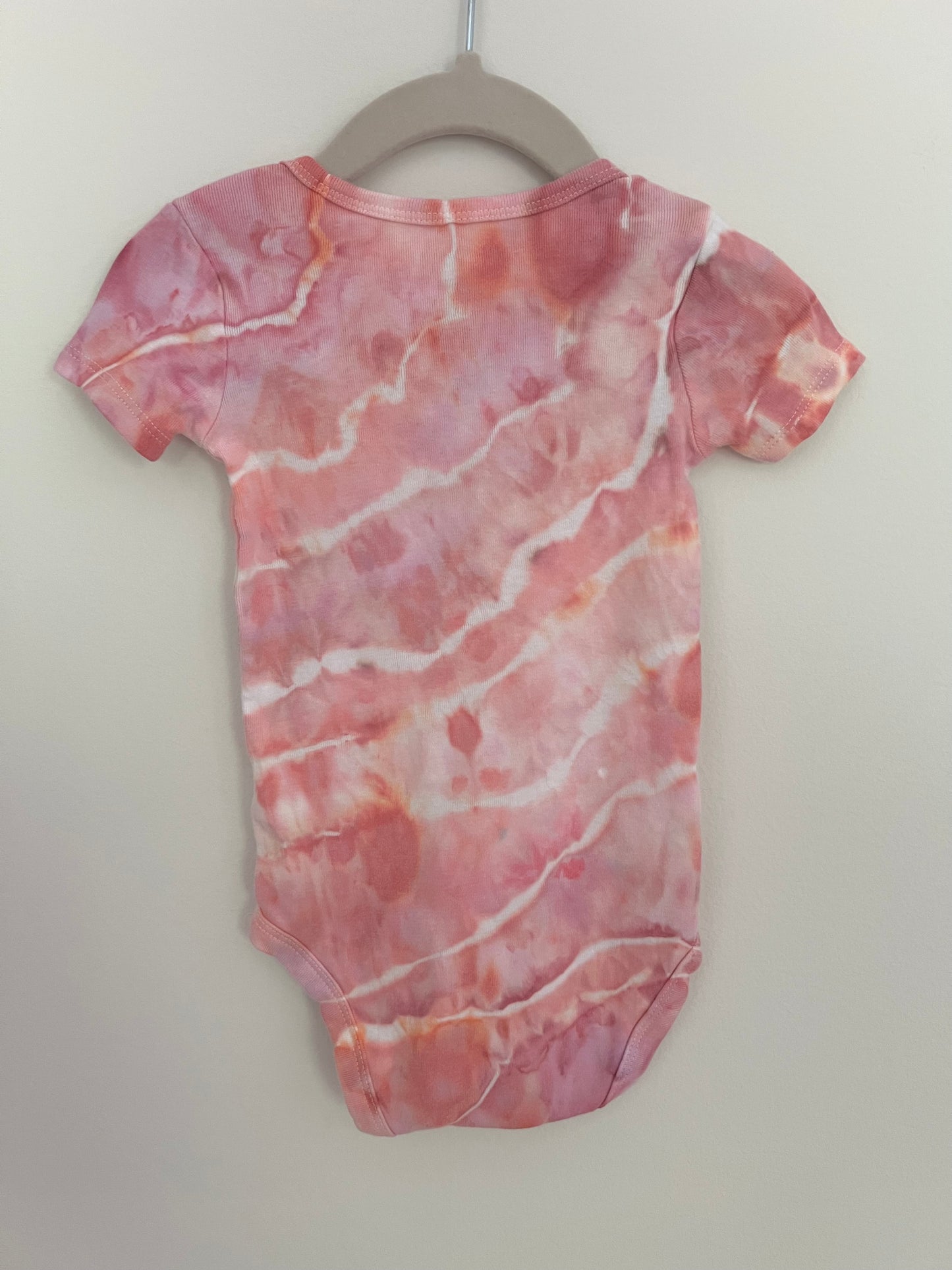 Short Sleeve Pink Sleeve Onsie
