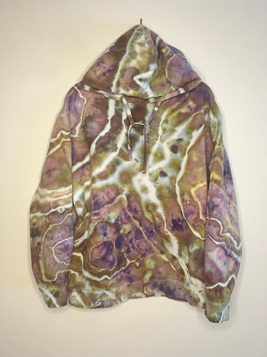 Large - Water Lily Ice Dyed Hoodie