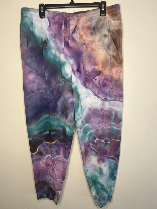 XL - Cosmic Nebula Ice Dyed Sweatpants