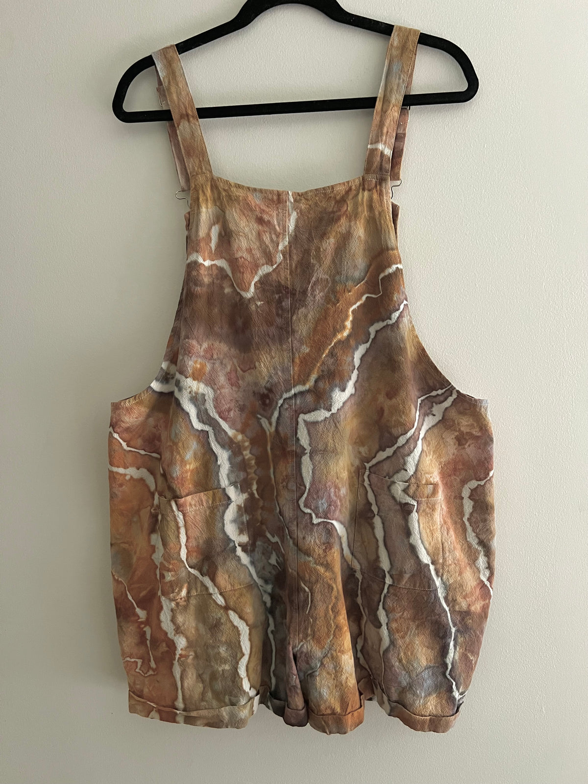 2X - Earth Lover Ice Dyed Short Overalls