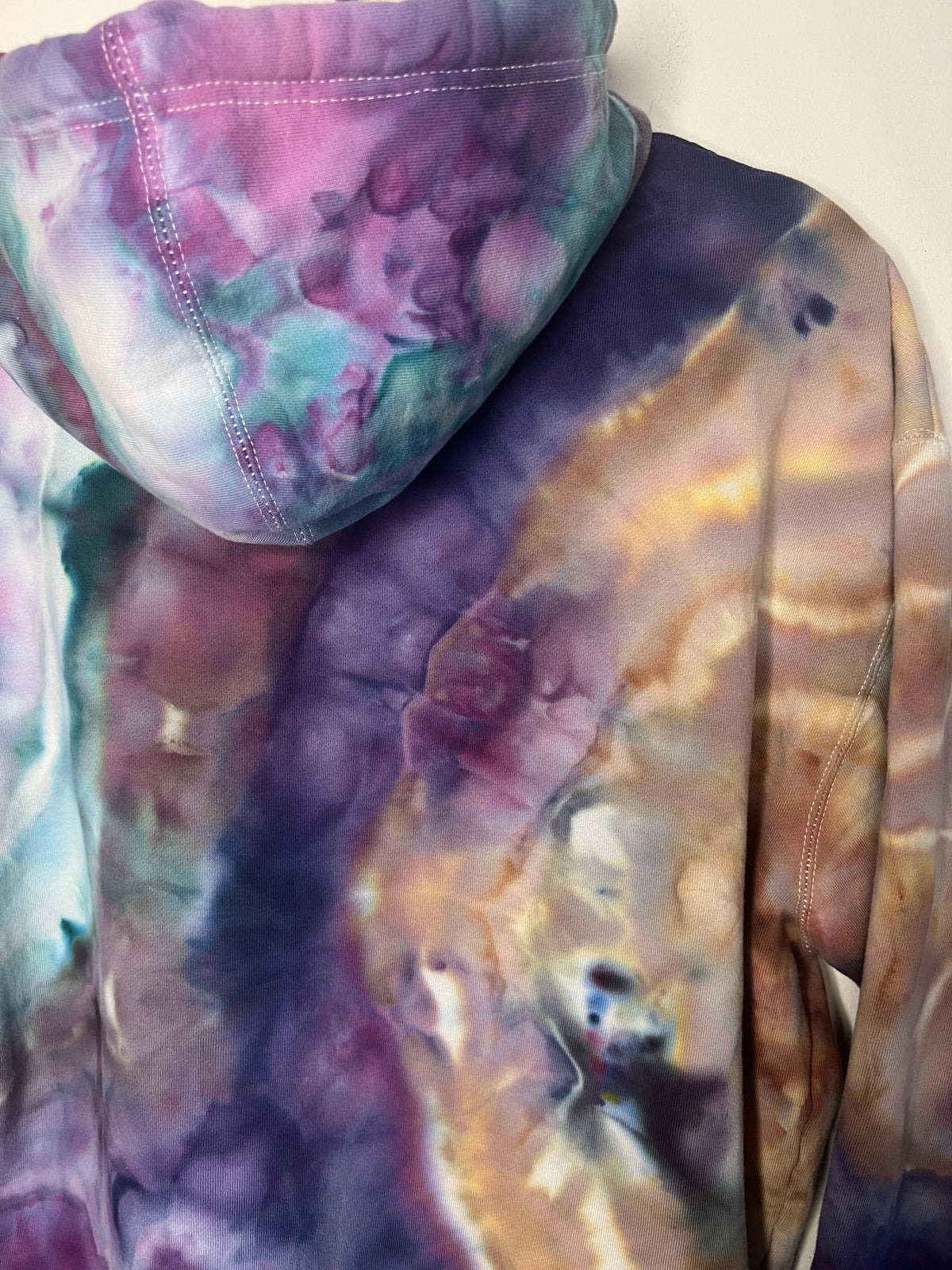 XL - Cosmic Nebula Ice Dyed Hoodie