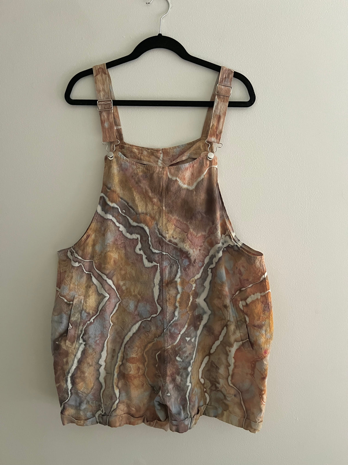 2X - Earth Lover Ice Dyed Short Overalls