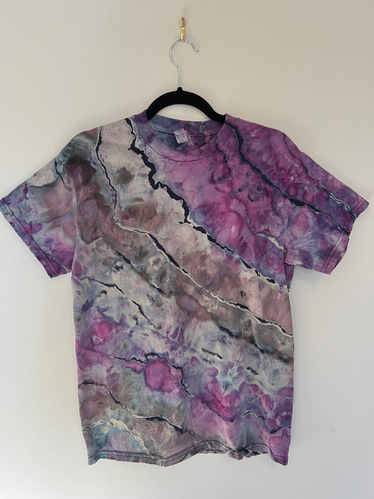 M-Amethyst Adventure Ice Dyed T-shirt