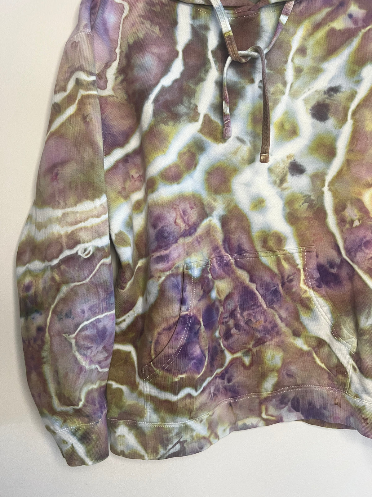 Large - Water Lily Ice Dyed Hoodie