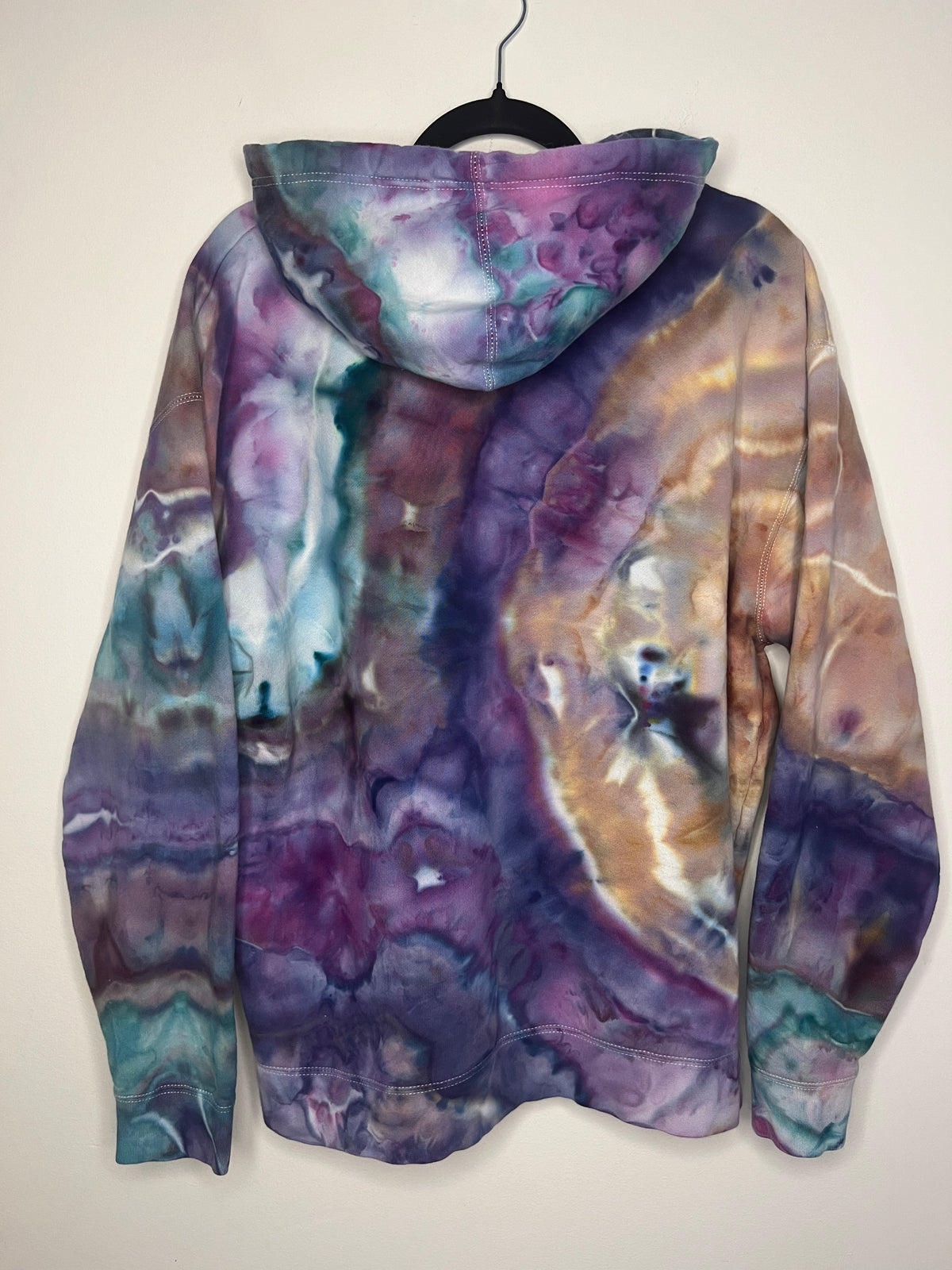 XL - Cosmic Nebula Ice Dyed Hoodie