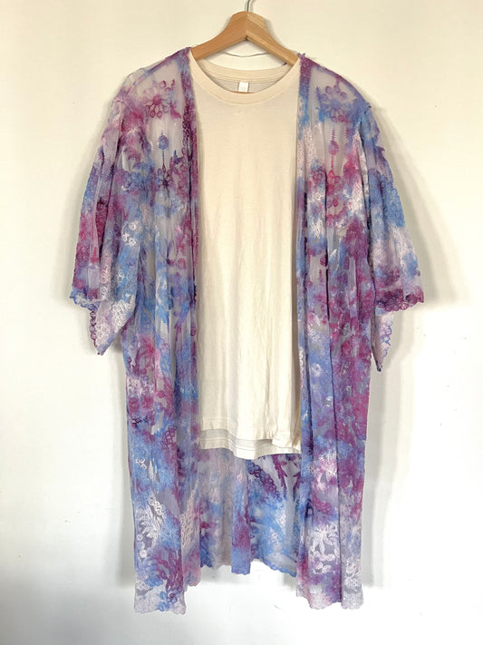 2x-3x Lilac Lover Lace Duster
