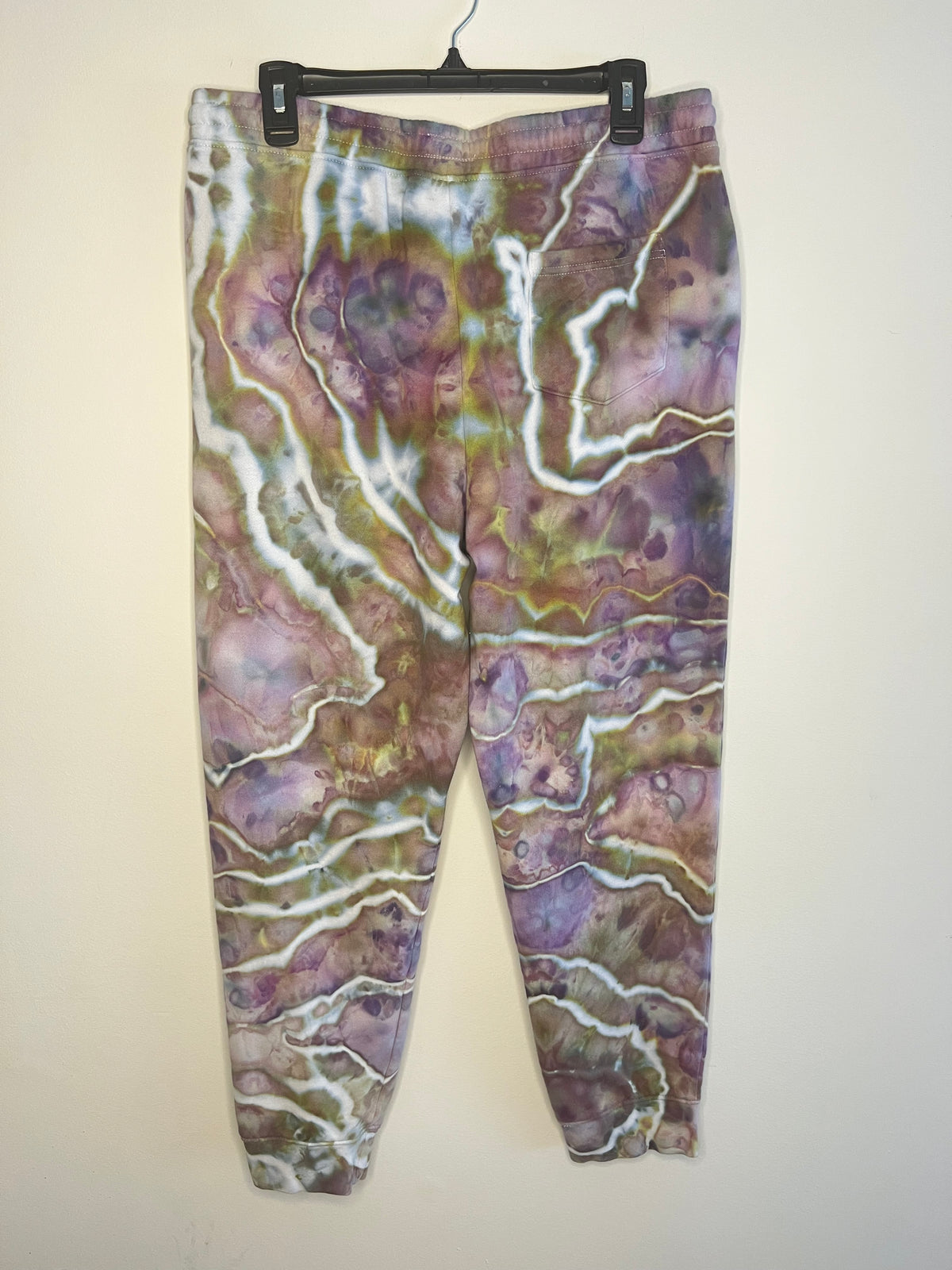 Large - Water Lily Ice Dyed Sweatpants