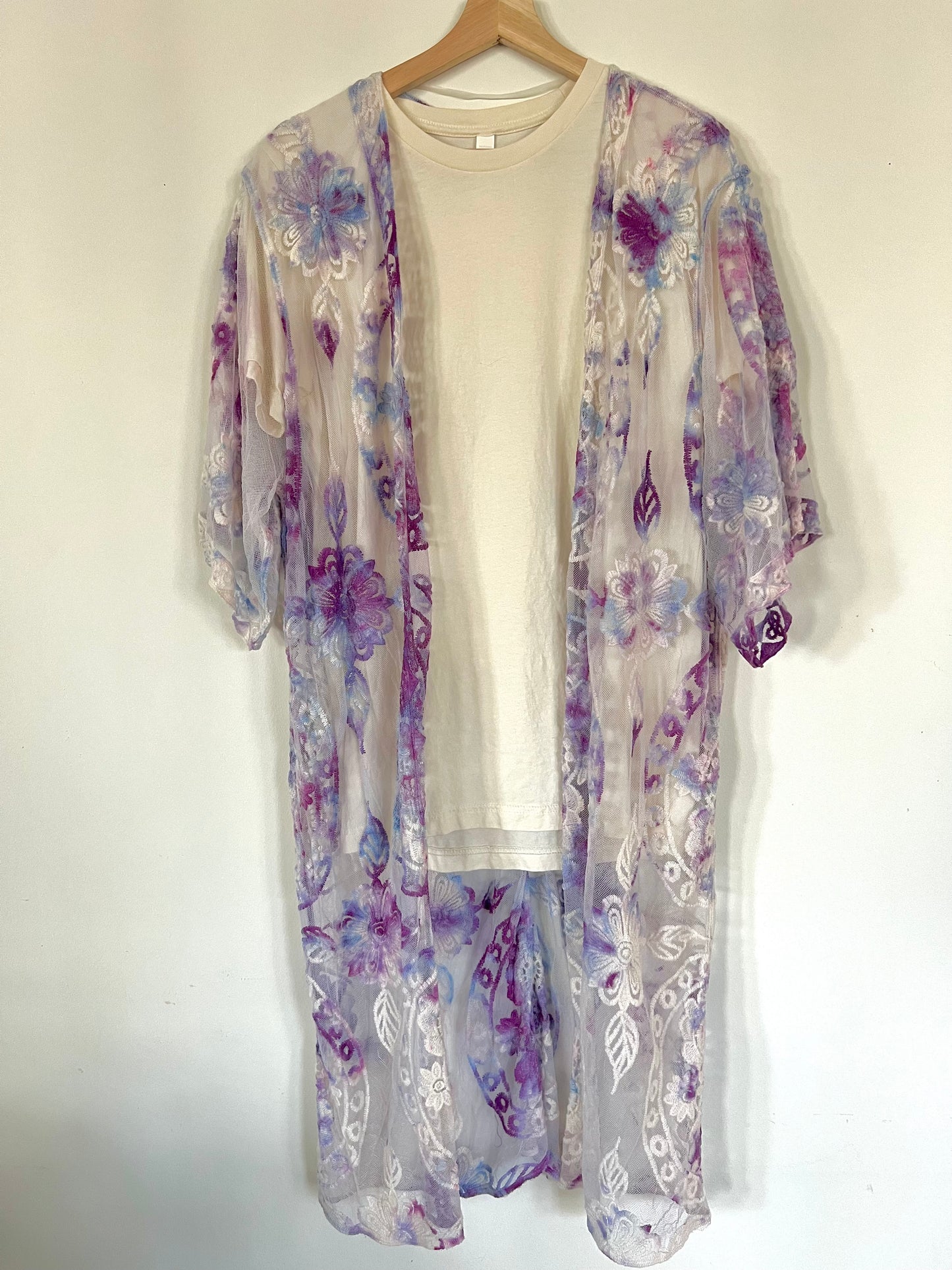 L-XL Lilac Lover Lace Duster