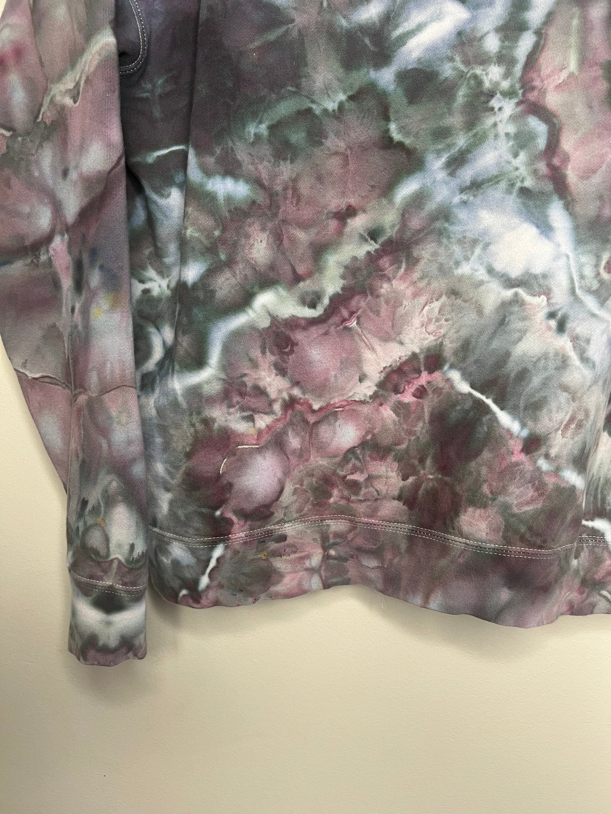 Large - Lost in Space Ice Dyed Zip Hoodie