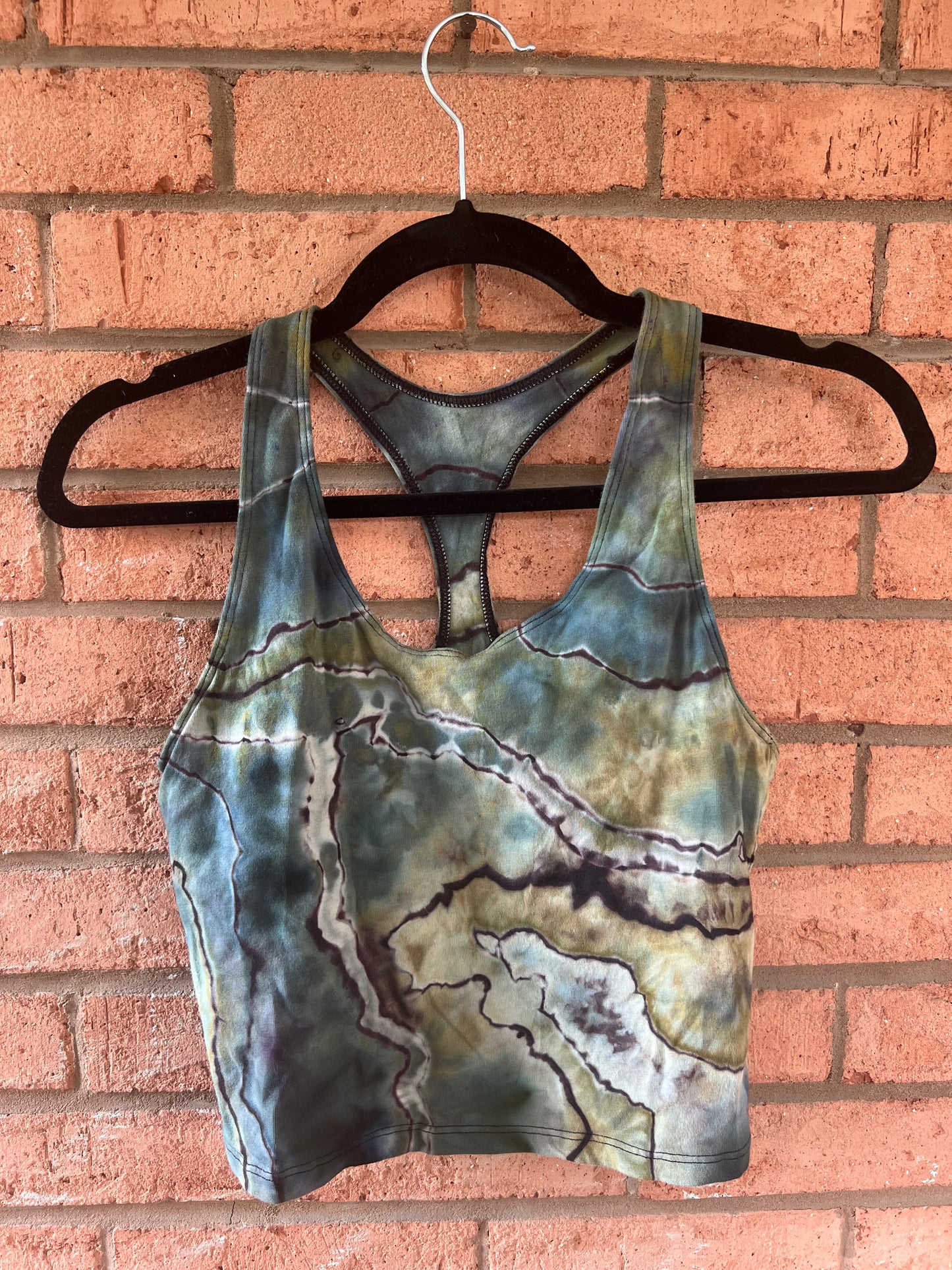 Large - Through the Forrest Cropped Tank
