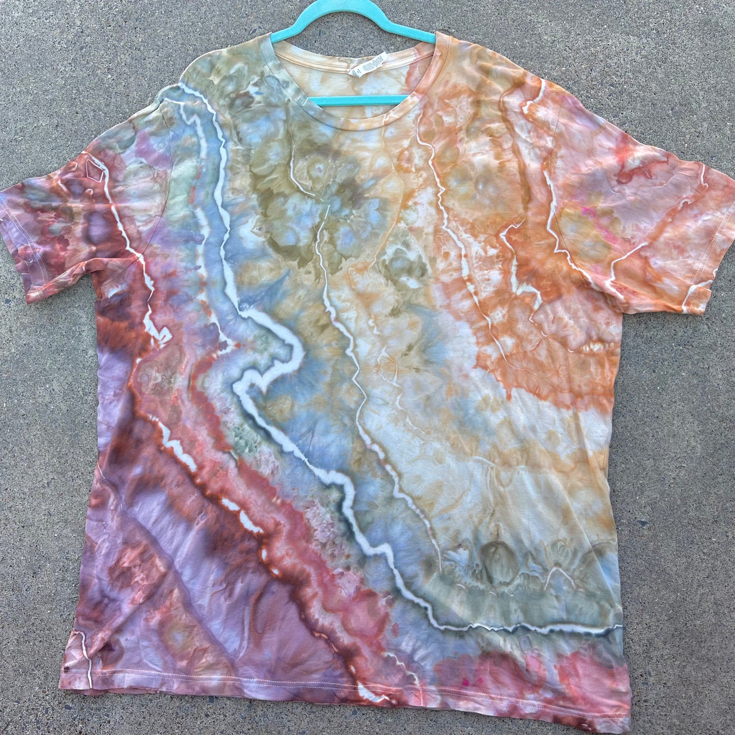 4X - Water Prism Ice Dyed T-Shirt