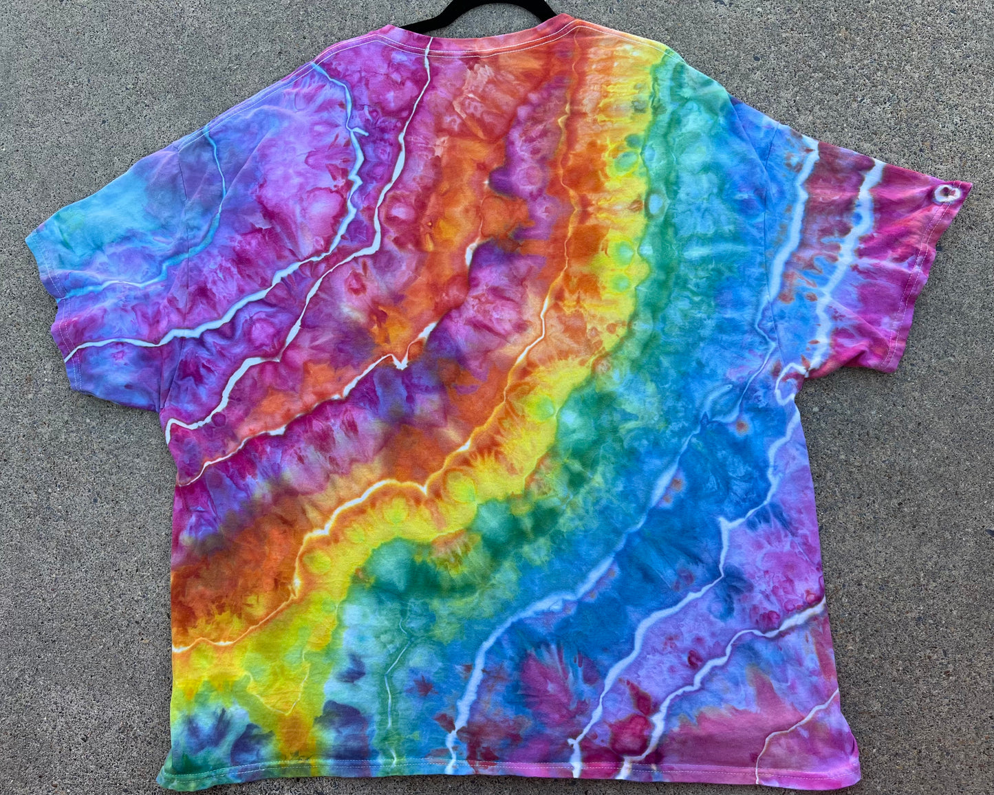 4X - Starburst Rainbow Ice Dyed T-Shirt