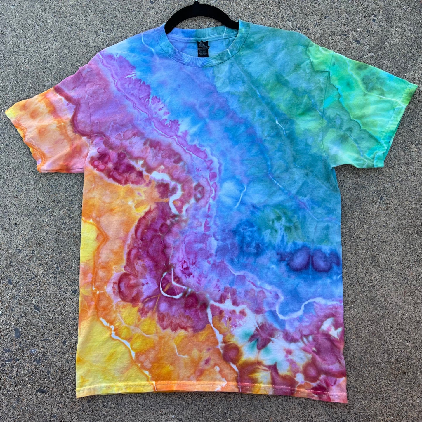 Medium - Starburst Rainbow Ice Dyed T-Shirt
