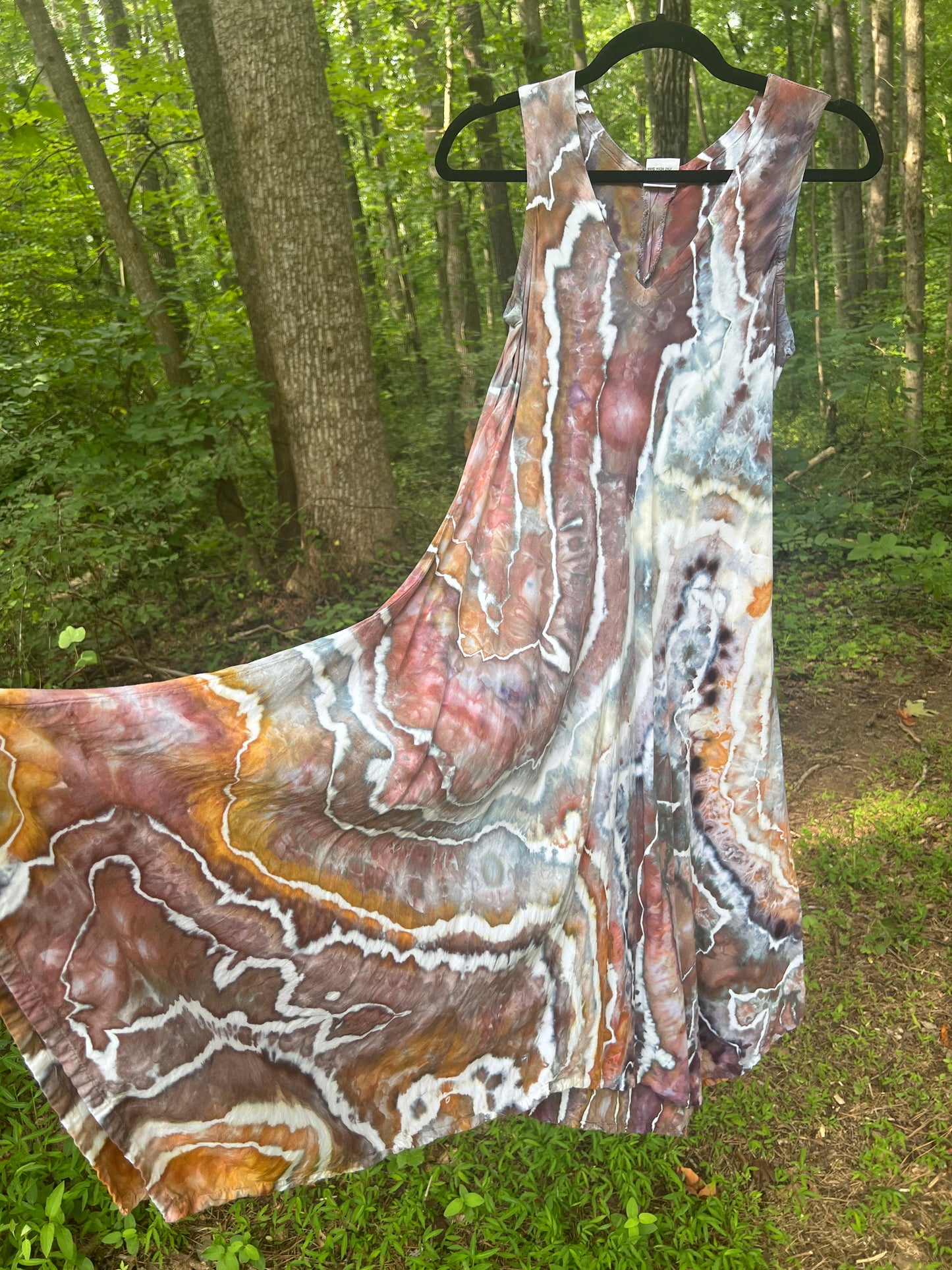 Small - Water on Mars Ice Dyed Dress