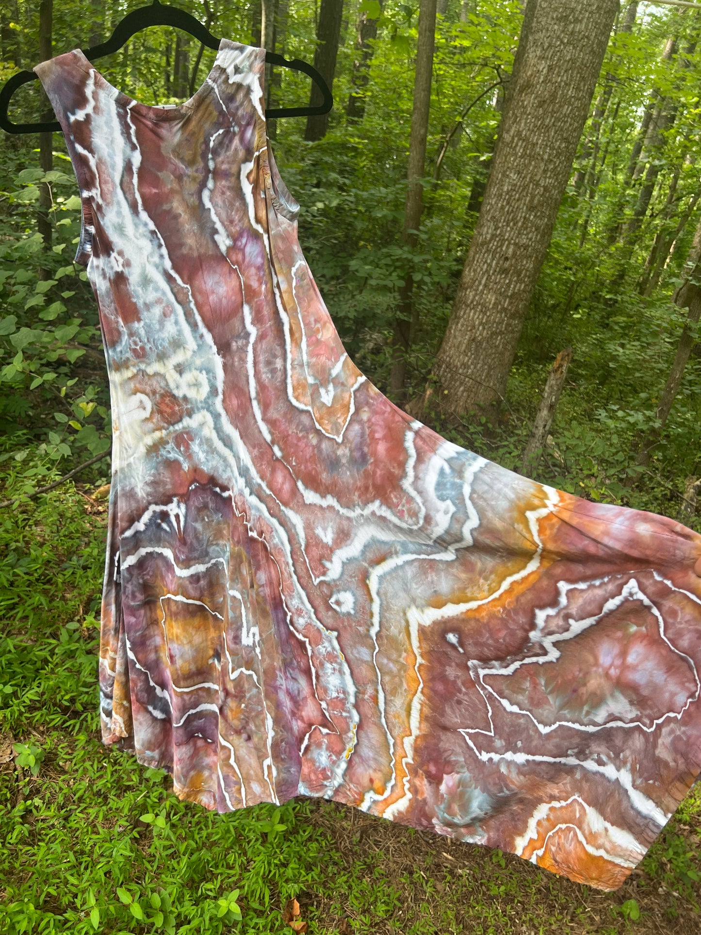 Small - Water on Mars Ice Dyed Dress