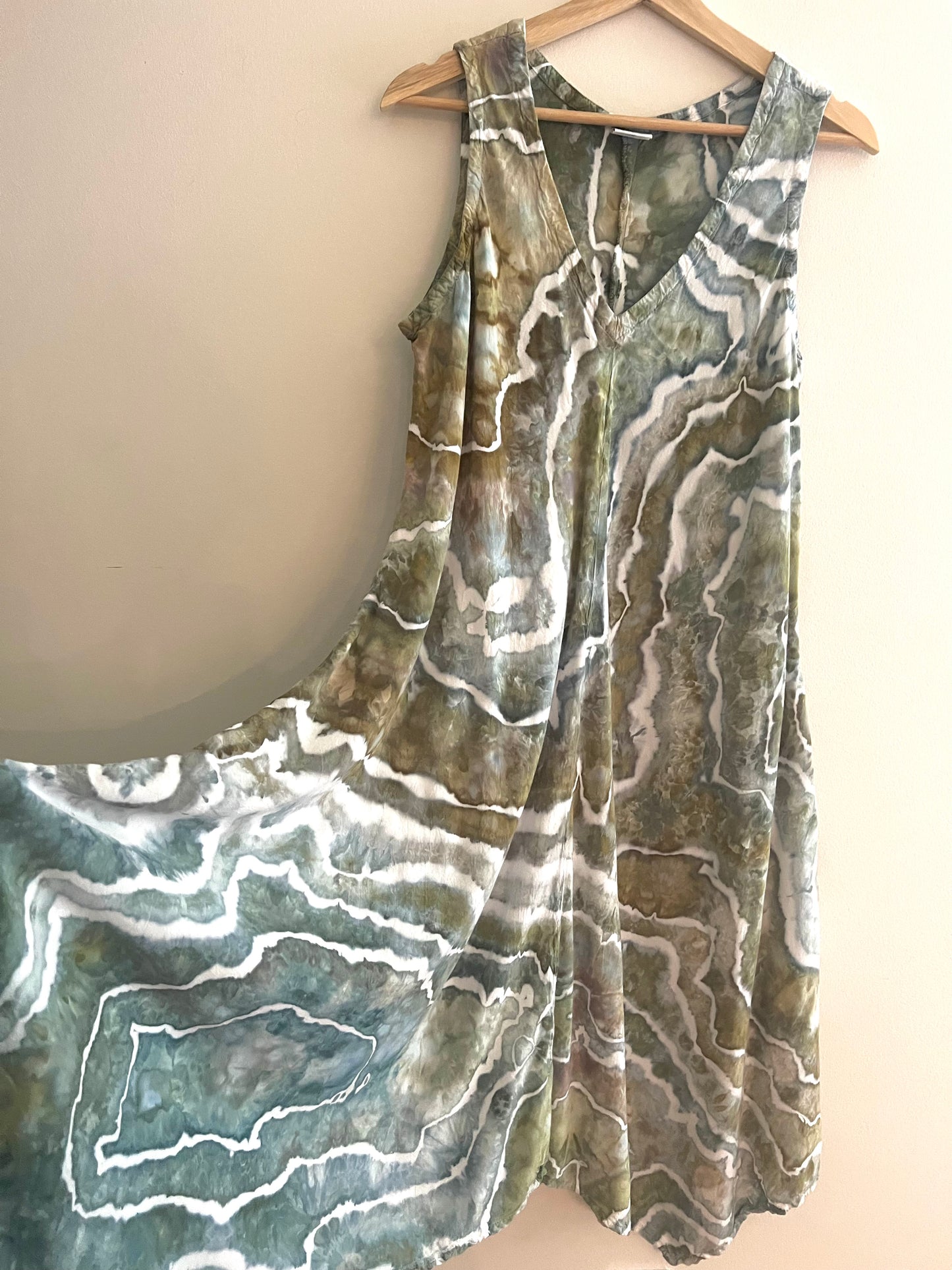 Large - Forrest Fairy Ice Dyed Dress