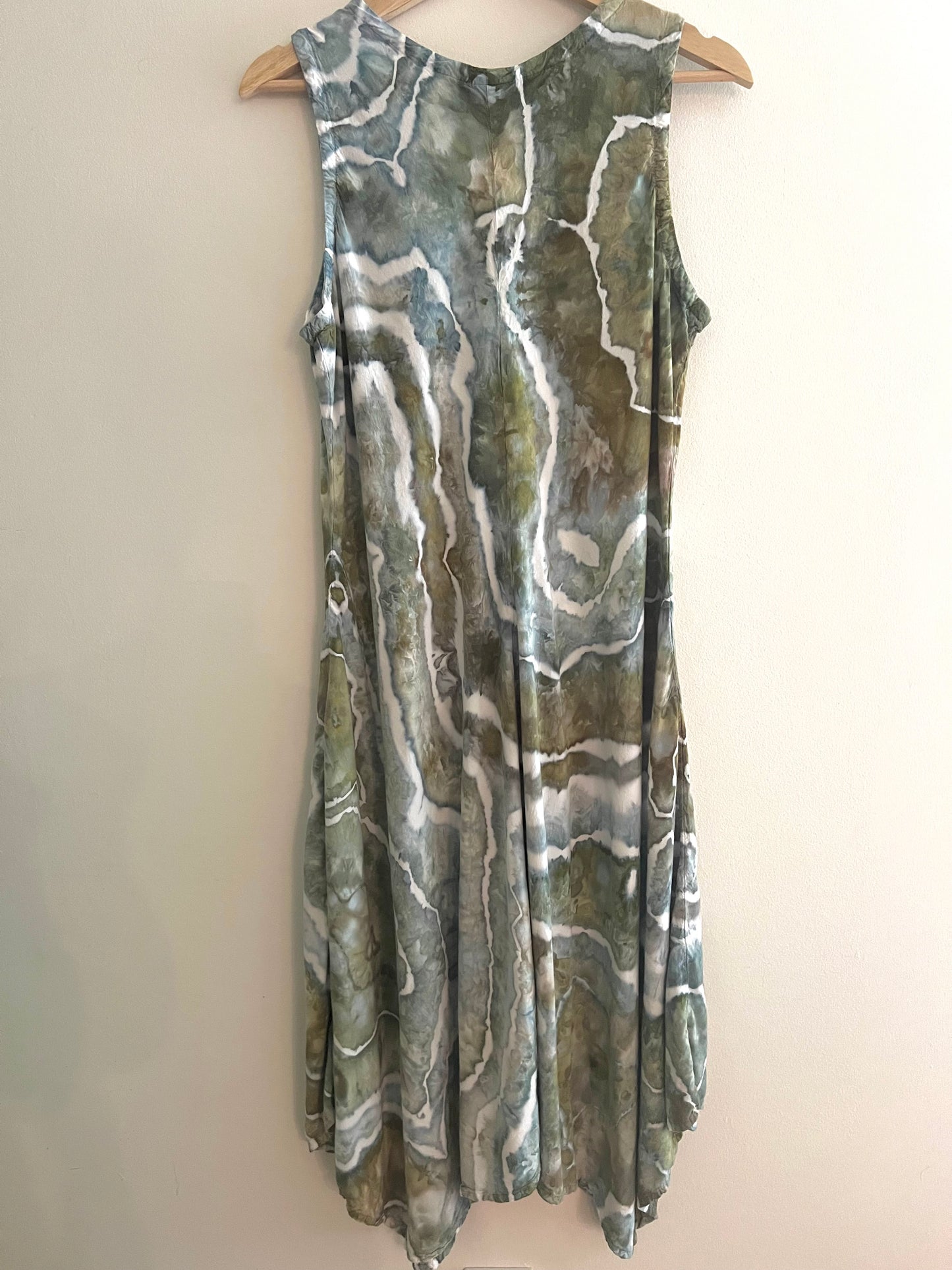 Large - Forrest Fairy Ice Dyed Dress