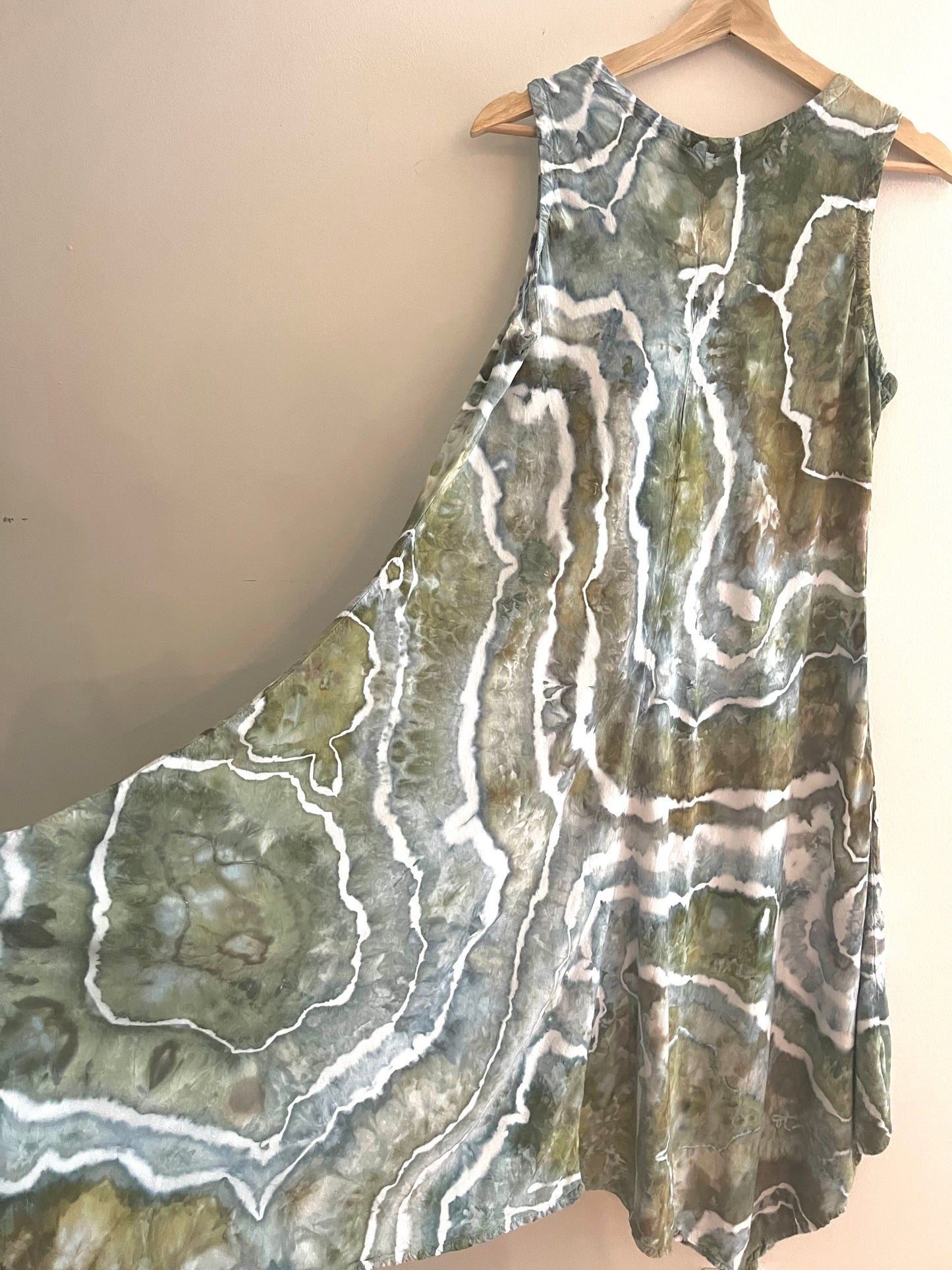 Large - Forrest Fairy Ice Dyed Dress
