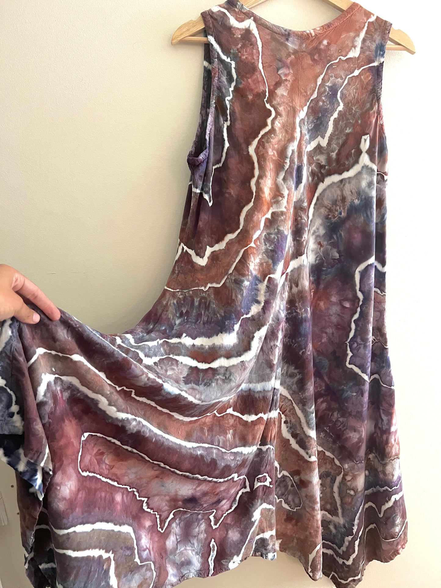 XL - Outer Orbit Ice Dyed Dress