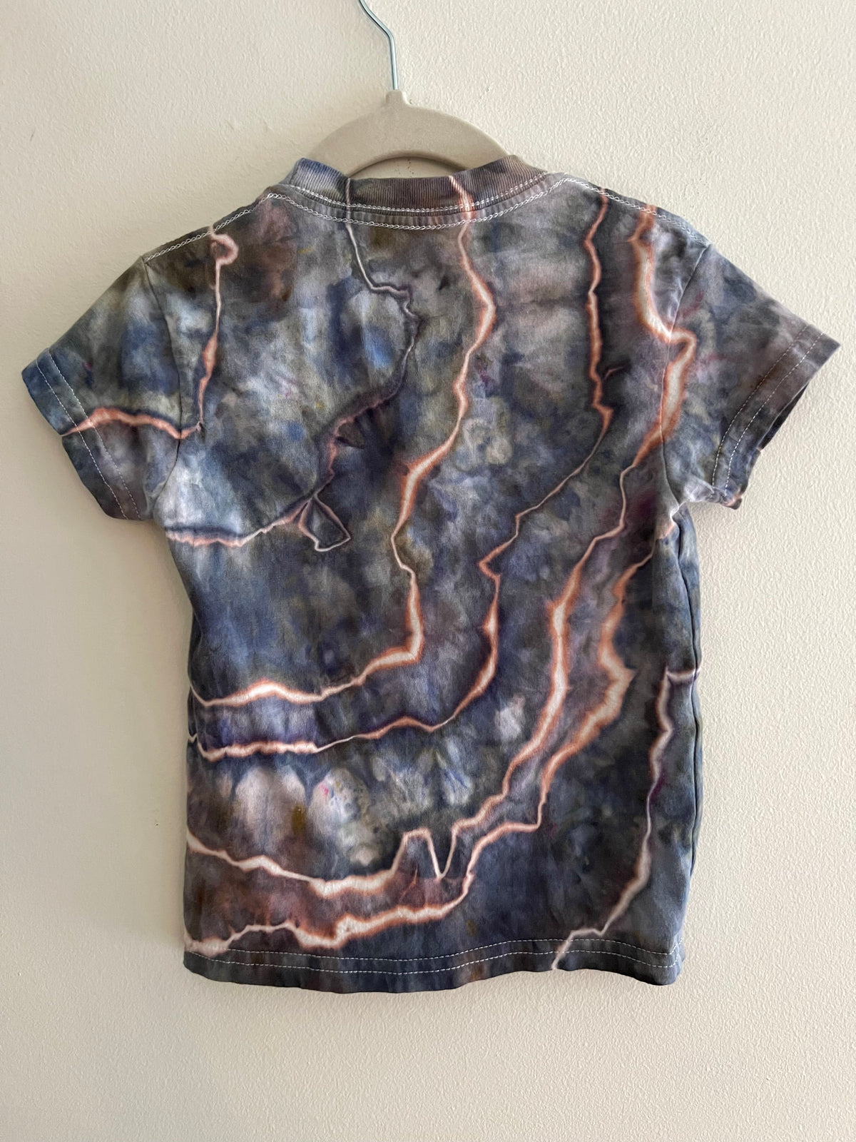 Kids 3T/4T - Electric Blue Ice Dyed T-Shirt