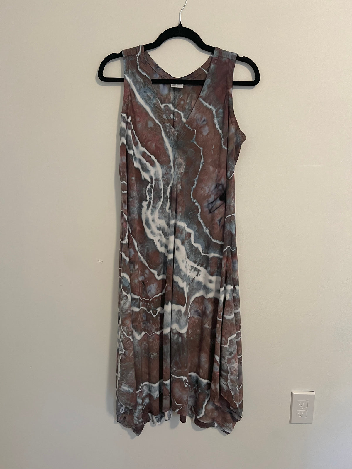 Medium - Deep Agate Ice Dyed Dress