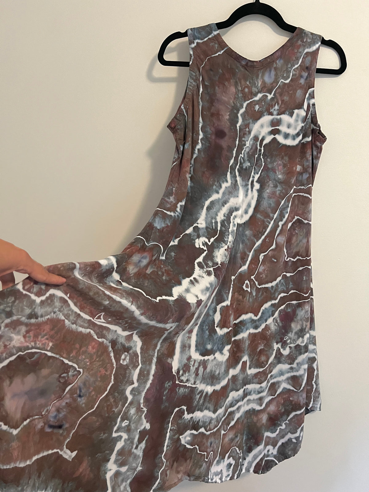Medium - Deep Agate Ice Dyed Dress