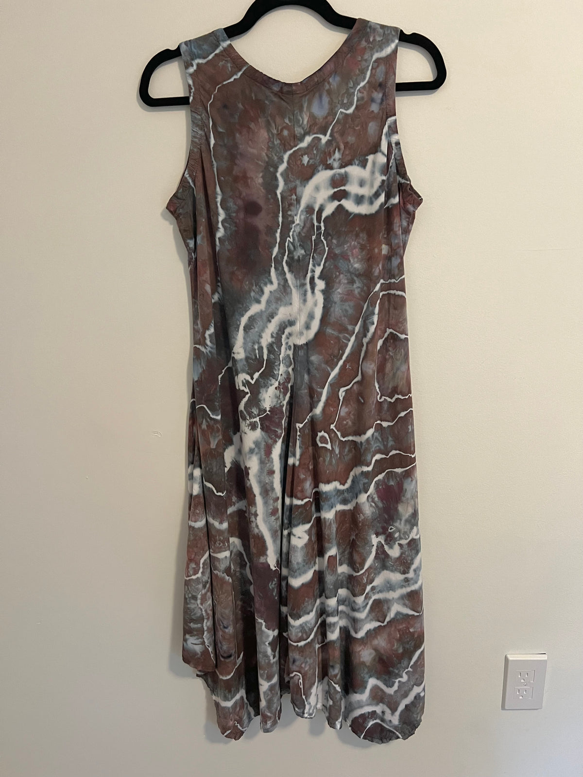 Medium - Deep Agate Ice Dyed Dress