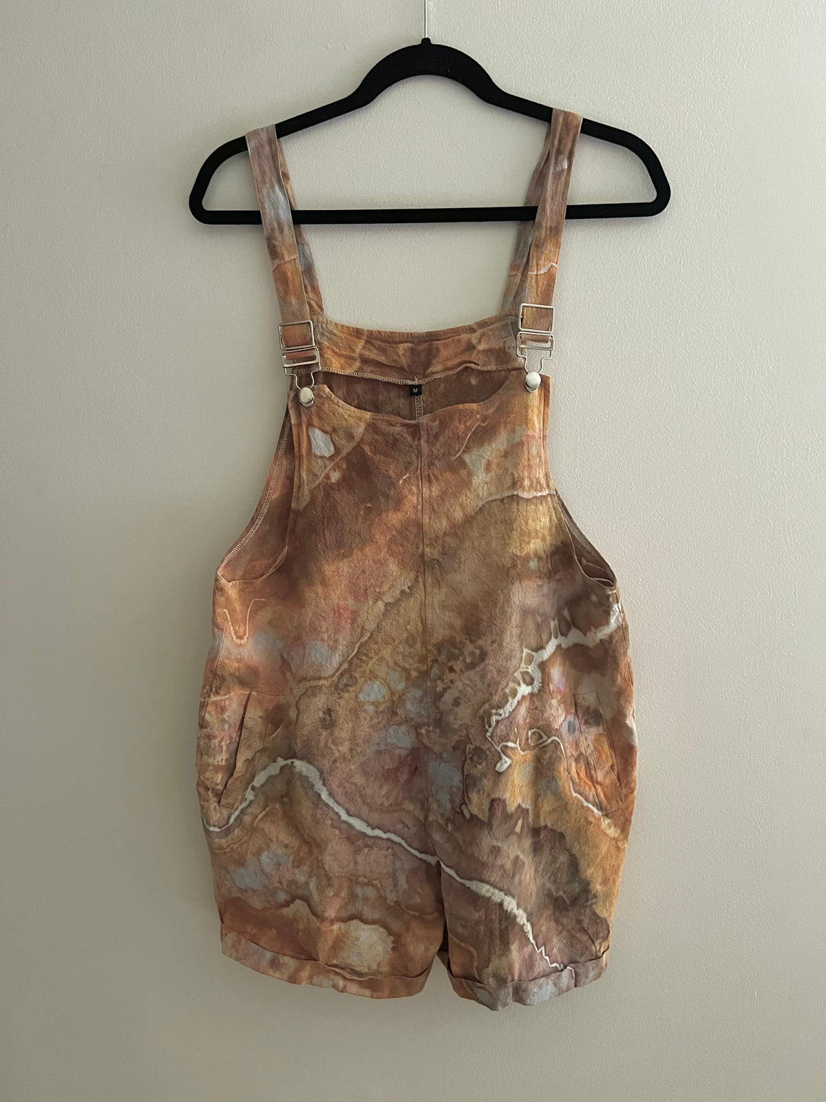 Medium - Earth Lover Ice Dyed Short Overalls
