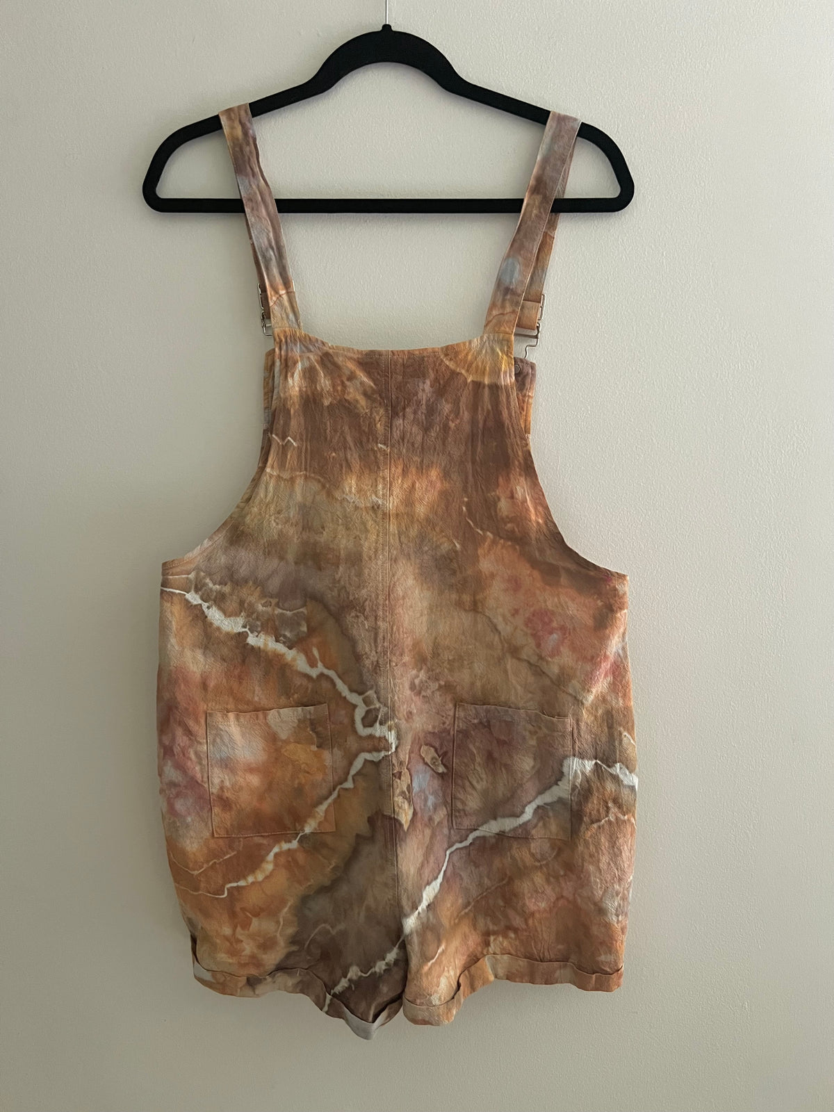 Medium - Earth Lover Ice Dyed Short Overalls