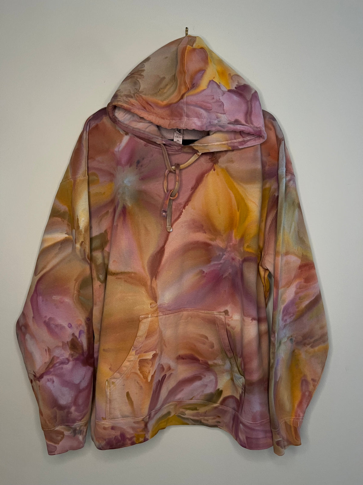 2XL - Fall Bursts Ice Dyed Hoodie