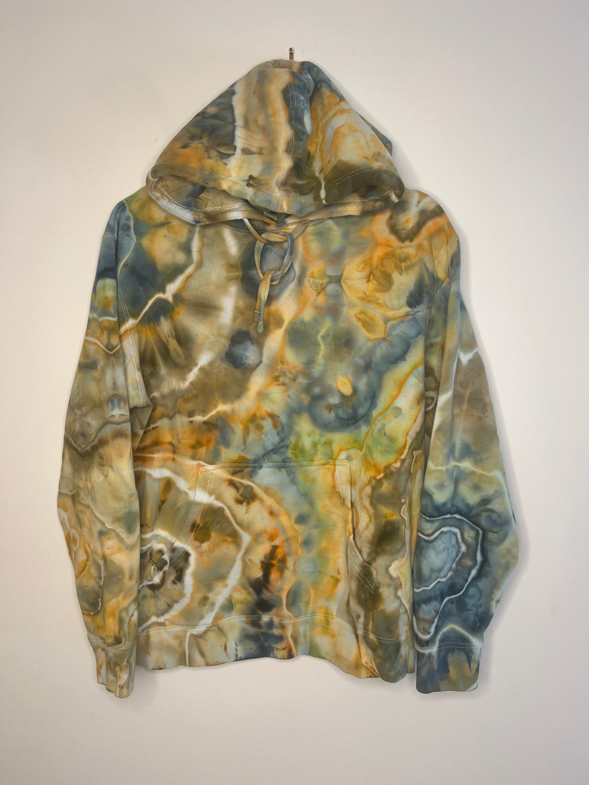 Medium - Golden Daybreak Ice Dyed Hoodie