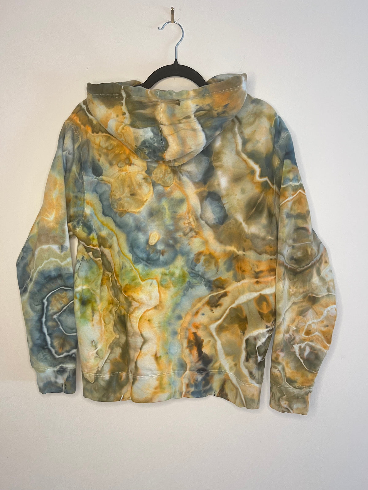 Medium - Golden Daybreak Ice Dyed Hoodie