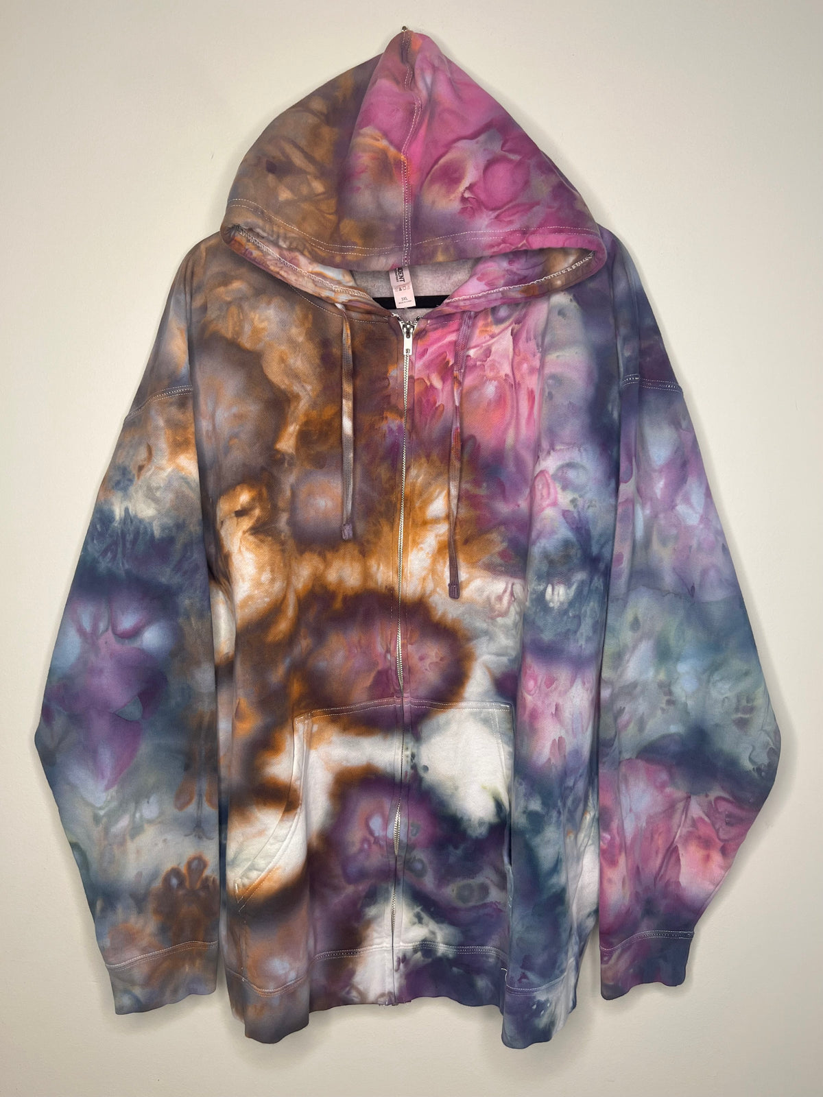 3X - Intergalactic Ice Dyed Zip Hoodie