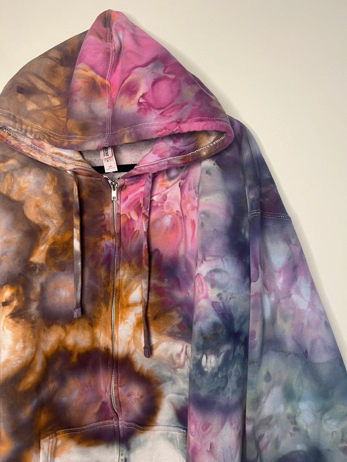 3X - Intergalactic Ice Dyed Zip Hoodie