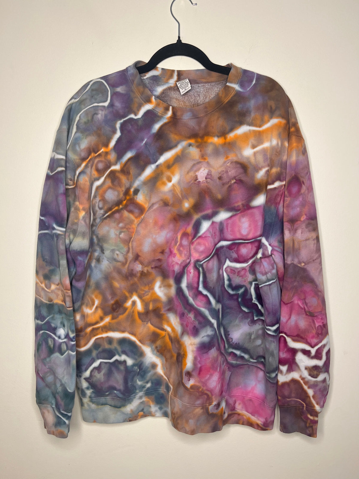 XL Intergalactic Ice Dyed Crewneck