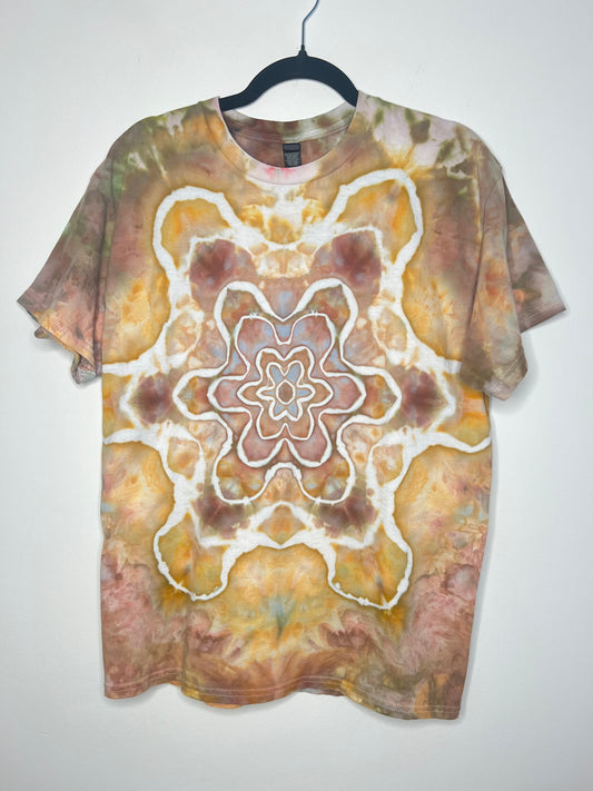 Large - Mandala Ice Dyed T-Shirt