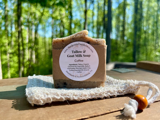 Coffee Tallow and Goat Milk Soap