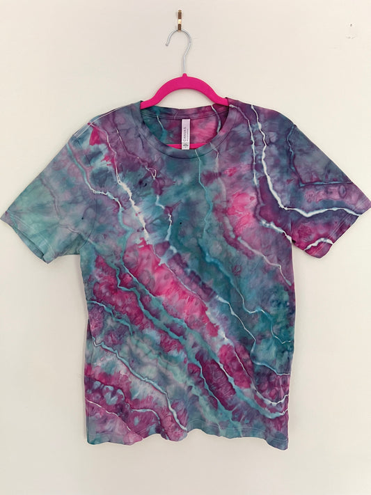 Large - Amethyst Waves Ice Dyed T-Shirt