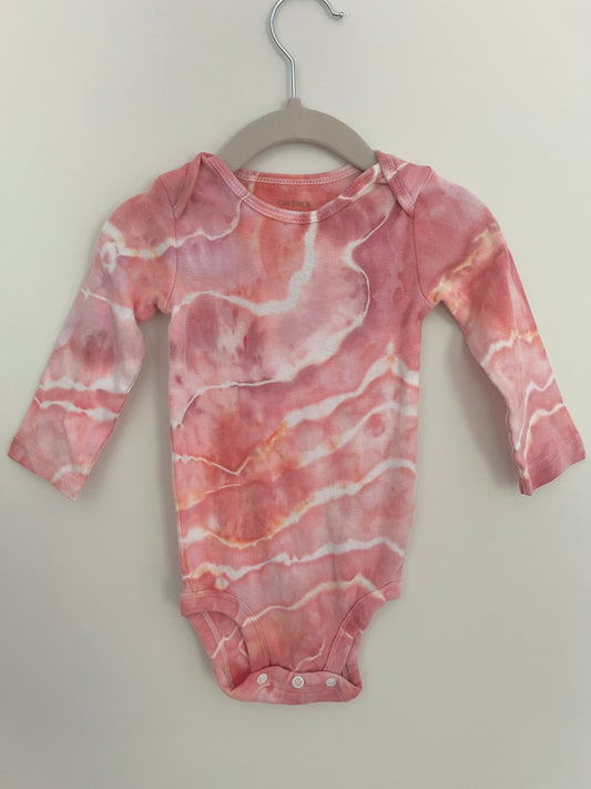 Pink Skies Long Sleeve Onesie