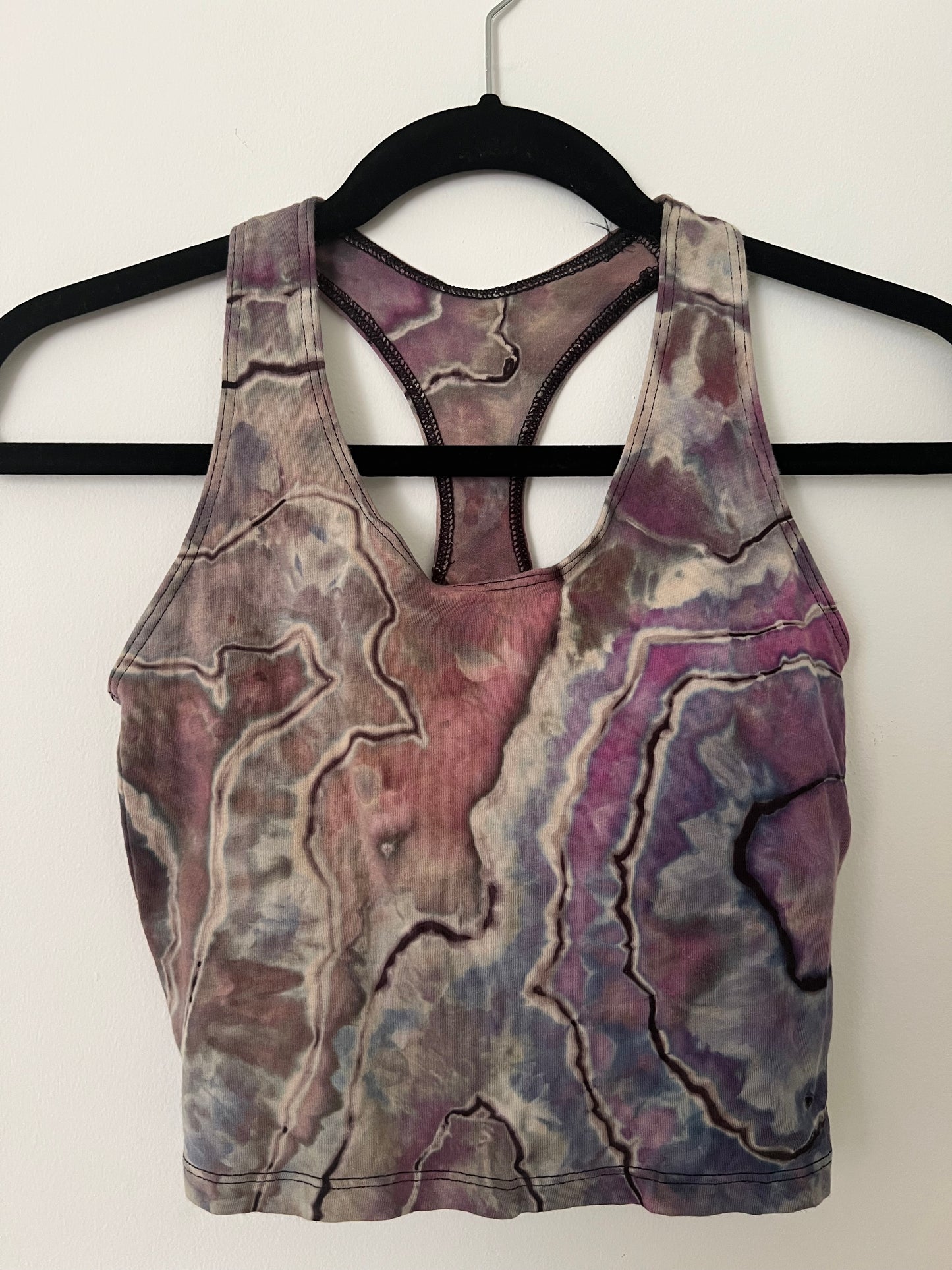 Small - Dark Orchid Cropped Tank
