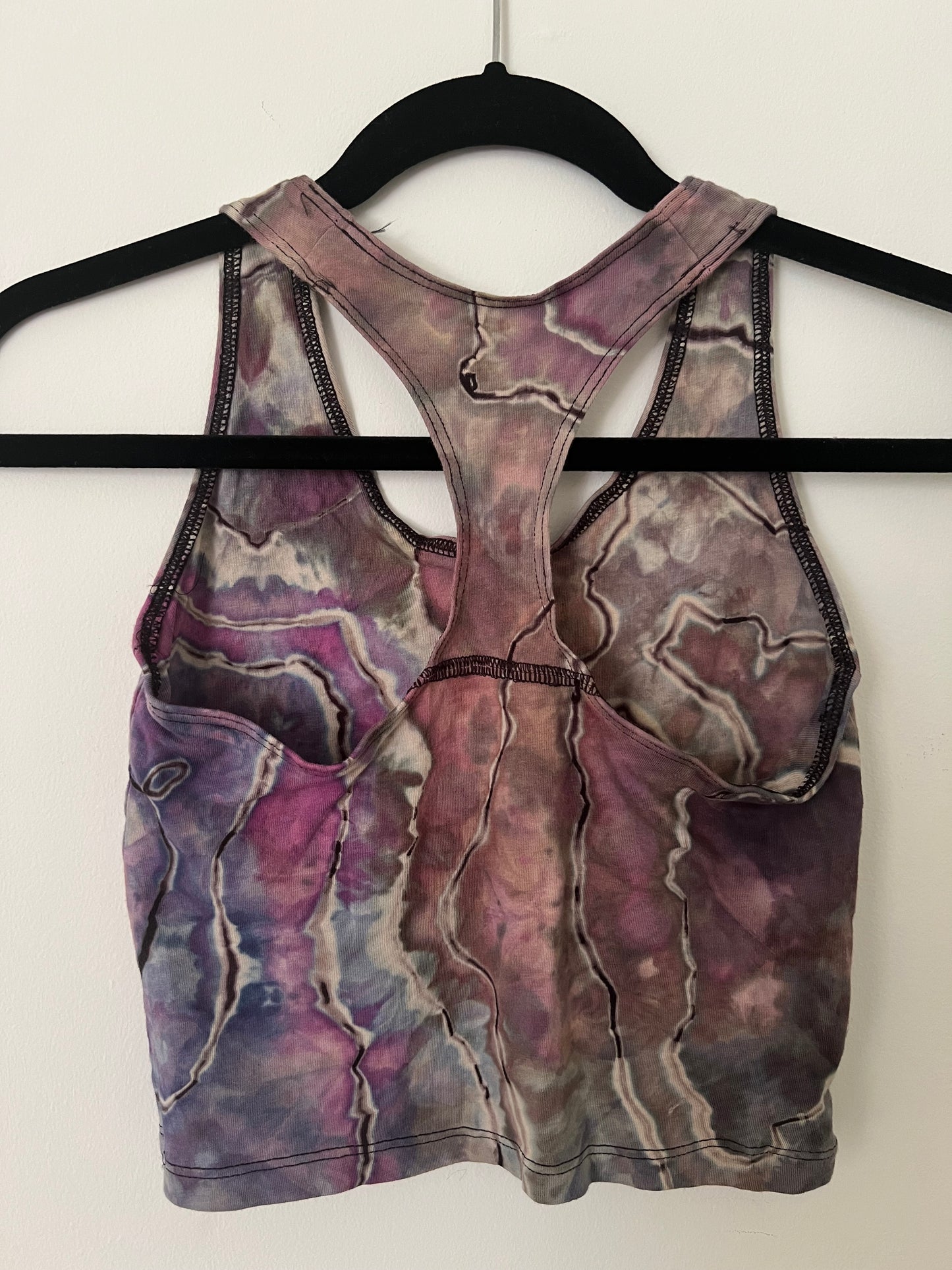Small - Dark Orchid Cropped Tank