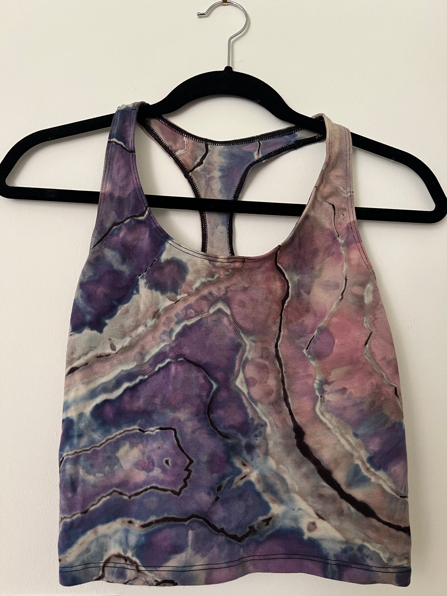 Large - Dark Orchid Cropped Tank