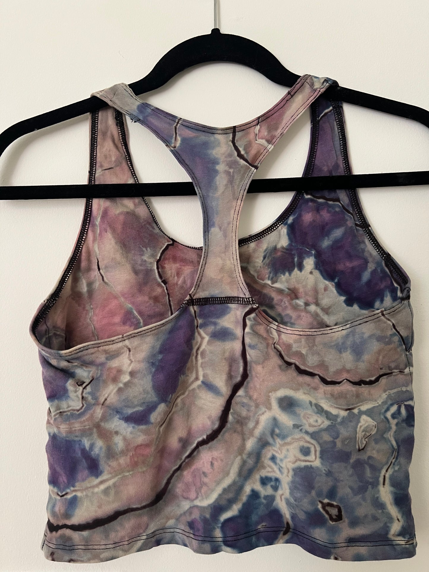 Large - Dark Orchid Cropped Tank